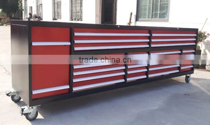 red cheap stainless garage cabinet
