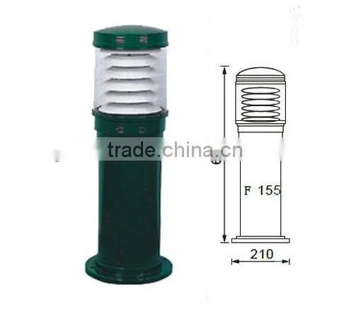 E27 Lamp Holder Garden Bollard Light GLT-L004