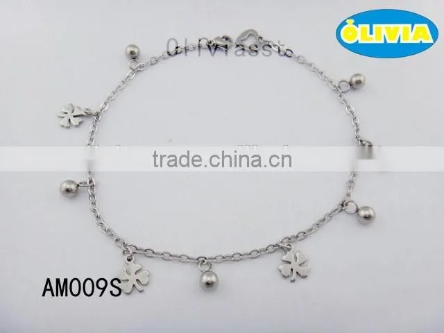 Olivia Jewelry New Charm Design 18k Gold Plated Anklets for Women ,Chain Anklet Jewelry