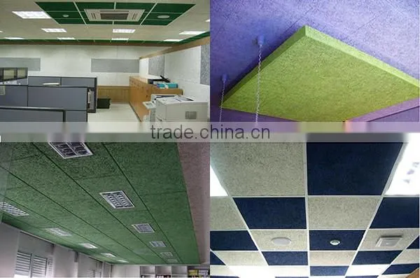 Fireproof and Sound Absorbing Interior Wood Wool Acoustic Panel