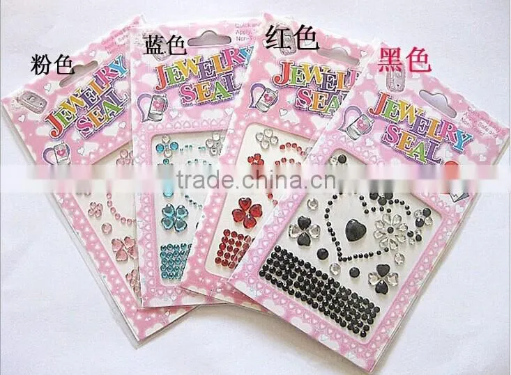 Removable Decorative Acrylic Mirror Sticker for Phone