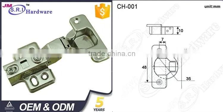Good quality 90 degree concealed cabinet hinges