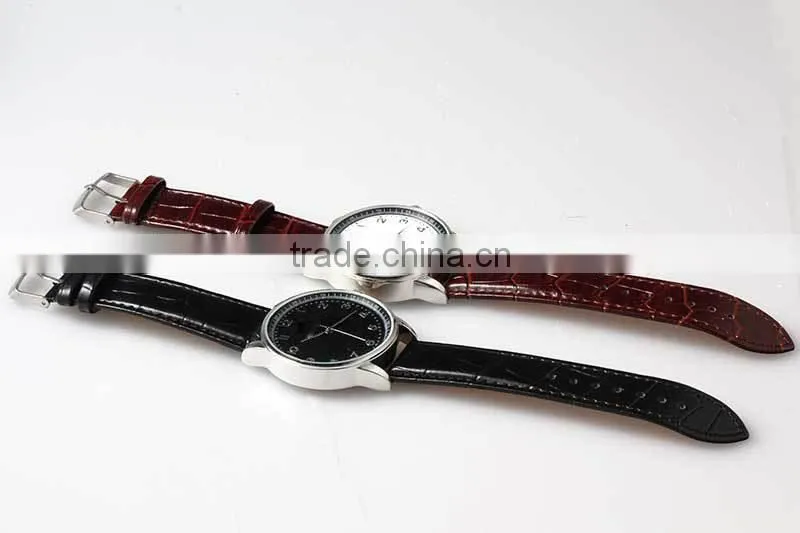 Fashion Leather men Chinese Wholeasle cheap watches in bulk