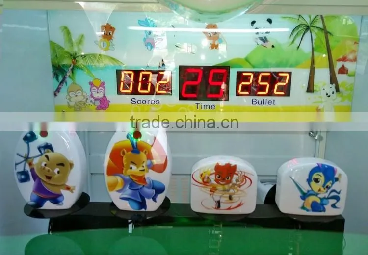 Coin operated kids game machine 4D arcade shooting gun machine 4D arcade game