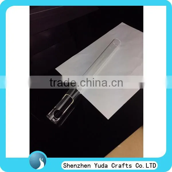 oem design transparent plexiglass pipe, cast acrylic tube display extruded clear plastic tubes