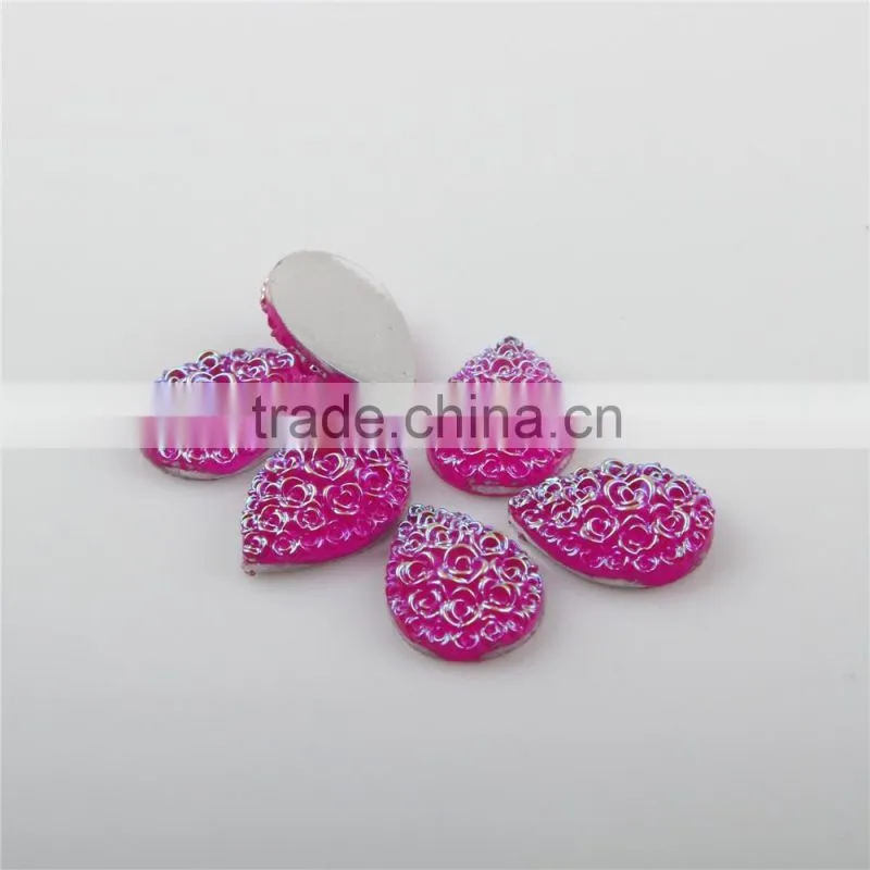 latest fashion artificial wholesale cheap hotfix beads resin stone for crafts