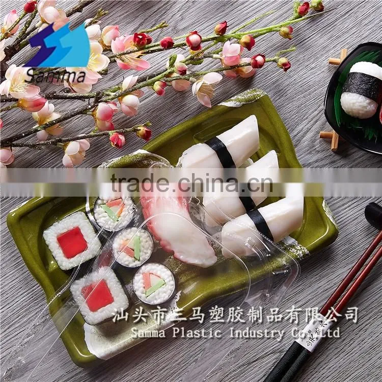 KW-0008TC-GN Take Away Sushi Packaging Container