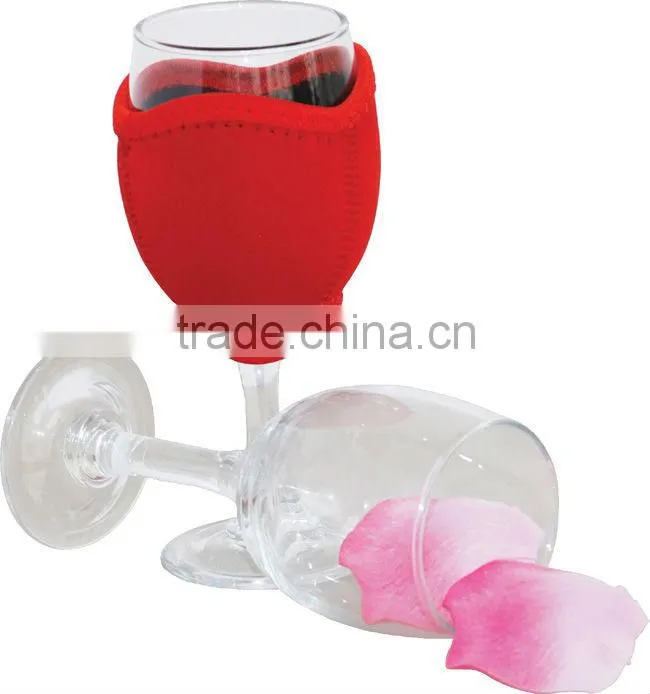 Neoprene wine glass cooler