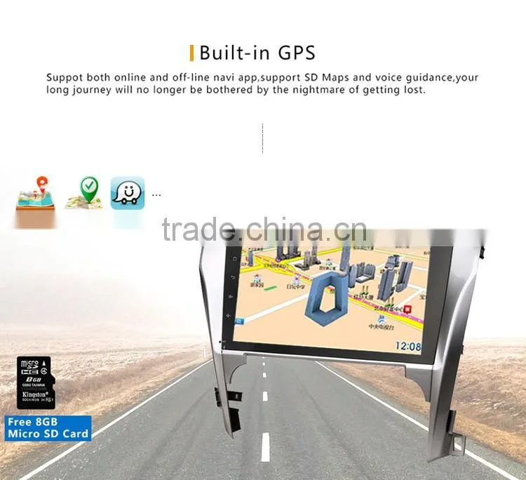 10.2 Inch Car Capacitive Screen gps multimedia navigator dvd price for Toyota camry 2012 2014
