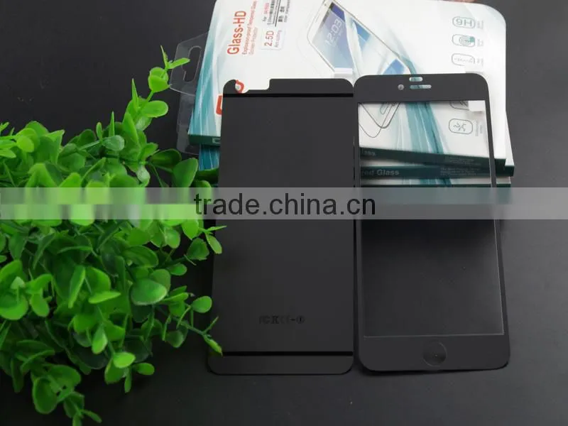 0.3mm tempered glass wholesale for iphone 6 Titanium alloy tempered glass screen protector