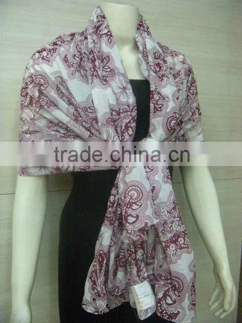 Cotton Print Scarf