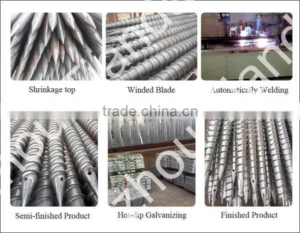 ground screw pole anchor