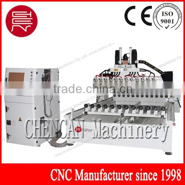 CHENCAN CNC 12 Heads Wood Cylinder Engraving Router Machine