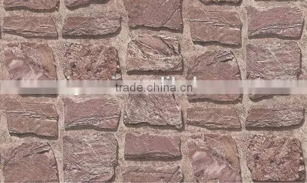 PVC brickwork wallpaper
