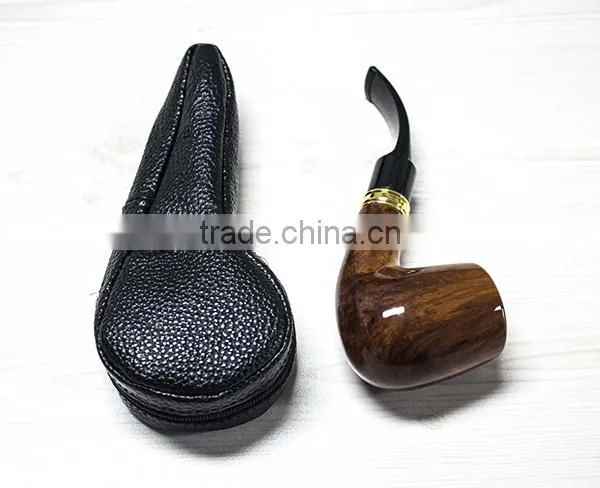 Customized leather high quality tobacoo pipe bag