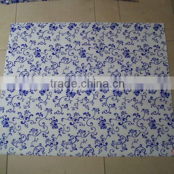 Print pvc chair mat