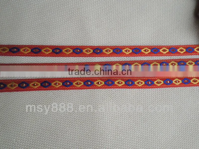 Red ribbon for garment accessory