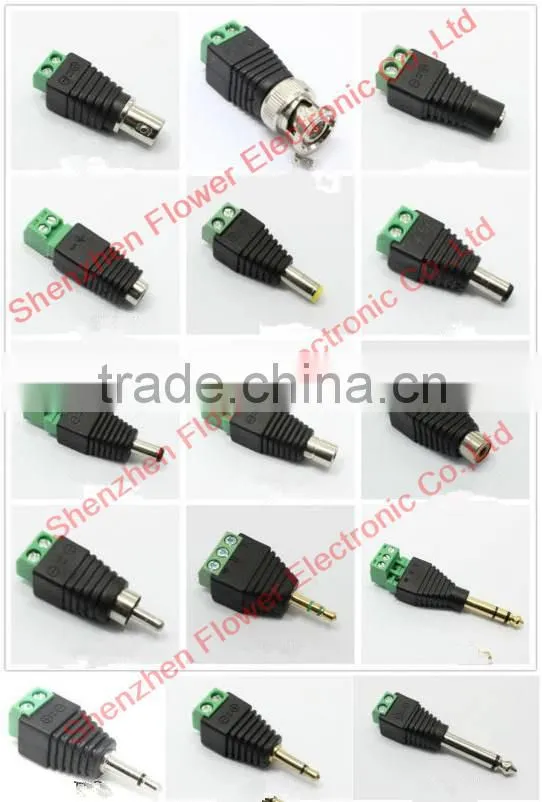 Environmental friendly Material solderless 3.5mm audio plug
