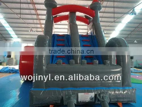 Iarge commercial inflatable dry slide for sale