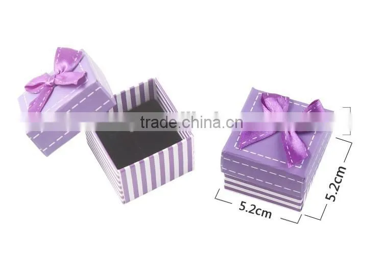 Hottest quality for the paper square paper jewelry ring box