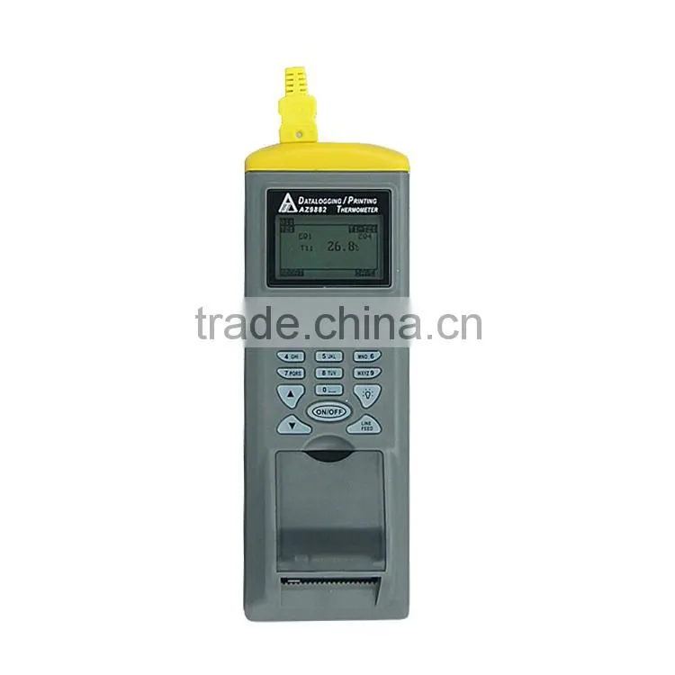 Measure Range -200C ~ 1370C Thermocouple Thermometer K Type Thermocouple with Printer