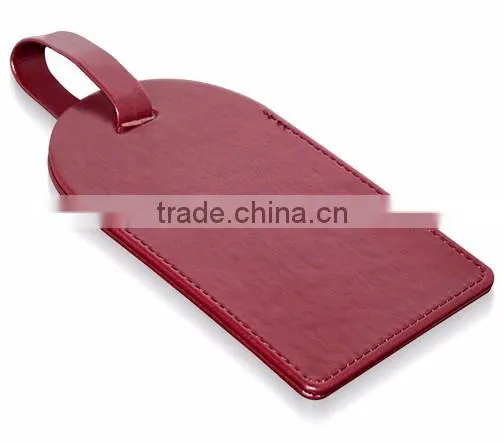 China Wholesale Custom Travel Leather Luggage Tag