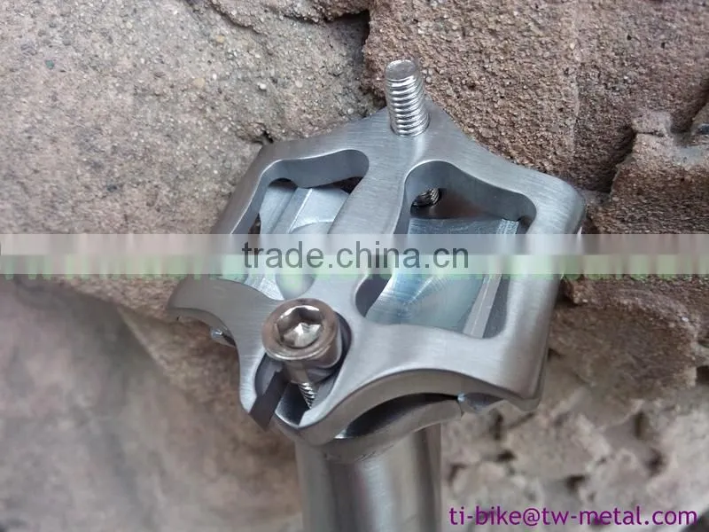Gr9 Ti-3AL-2.5V titanium backset 27.2 31.6 30.9 seat post with all time warranty
