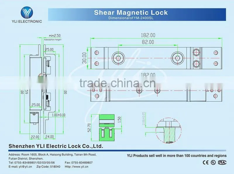 Shear Lock with LED