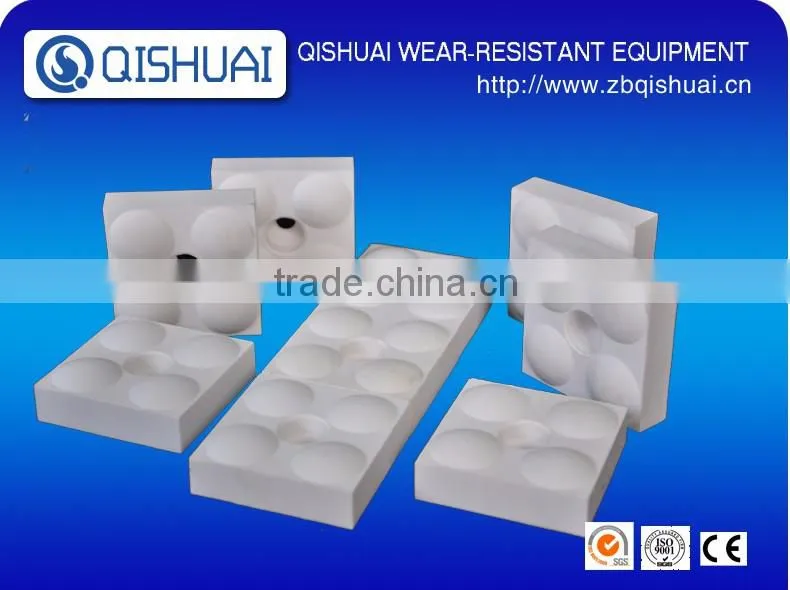 High temperature insulation wear-resistant corrosion-resistant 95% alumina ceramic bearing plate block
