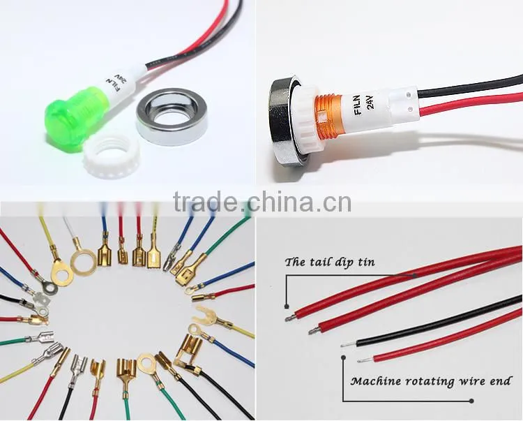 MDX11A three phase indicator lights panel 220v ac water heater signal lamp neon Indicator lamp
