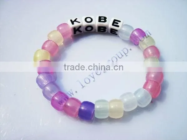 magic bead uv bead bracelet letter bead Top hot sell