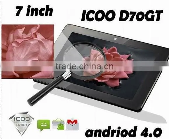 D70GT 7 inch Android 4.0 Tablet +1.3MP Camera +1.5GHz CPU Resolution:1024*600 Pixels, Capacitive Screen 5-Point 02