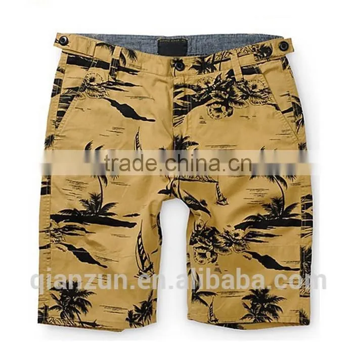 Wholesale mens custom cheap cotton beach board shorts