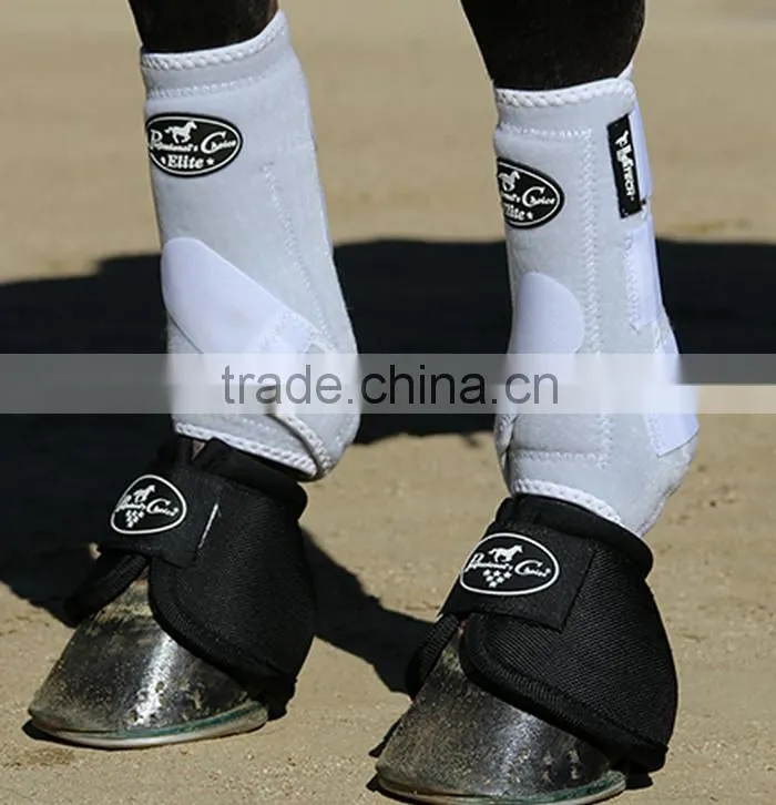 Neoprene brand Horse tendon boots with pvc bag packing