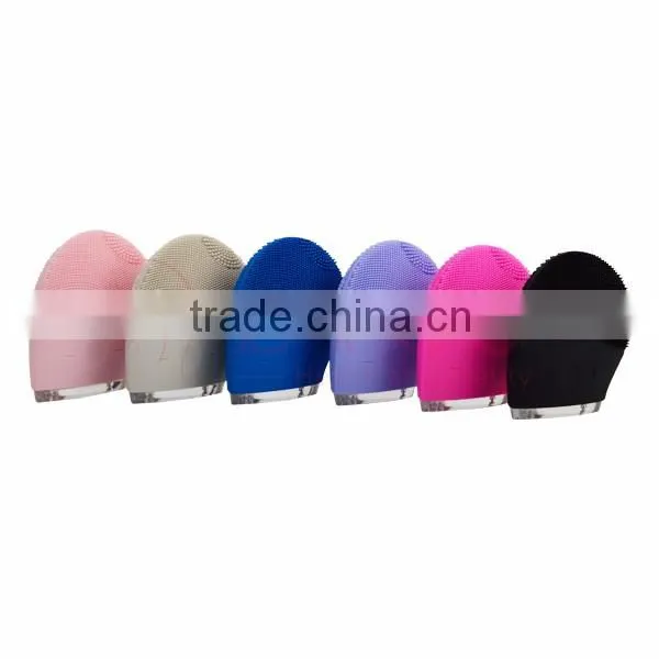 EYCO BEAUTY Rechargeable Sonic Natural Silicone Electric Facial Cleansing Brush
