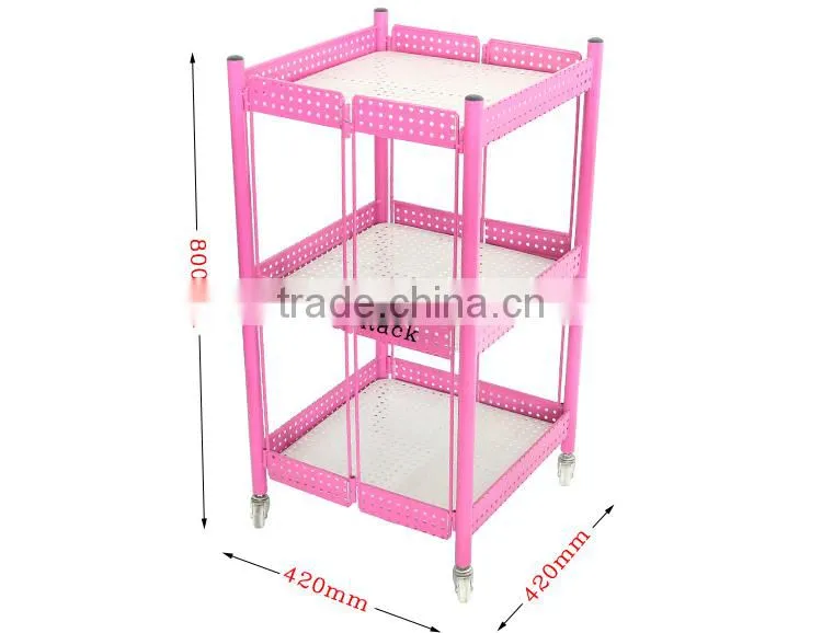 FD-07 metal wheels stands for supermarkets rack