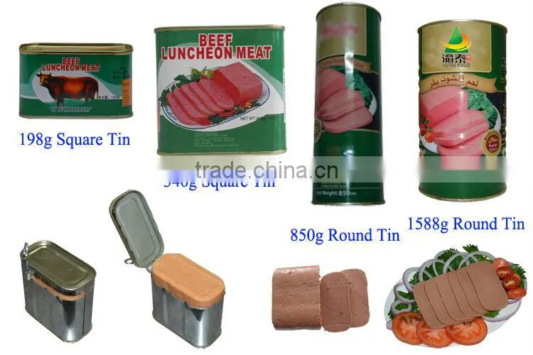 Beef Products in Can Factory