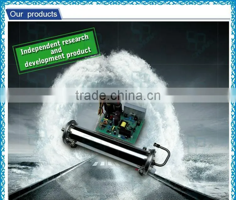 60G enamel water cooling ozonator cell for water treatment