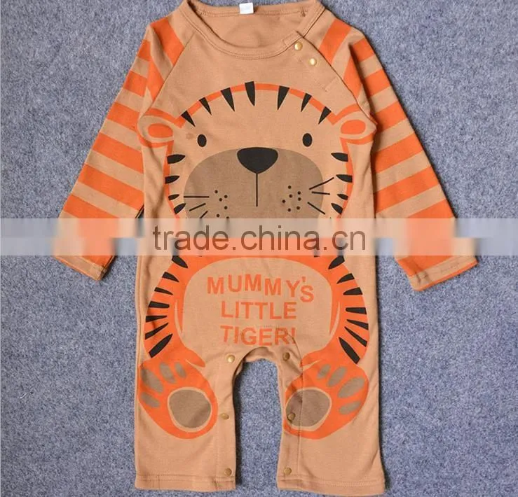 Newborn Cartoon Baby Rompers Orangic Clothes Bodysuit Jumpsuit for 0-18M
