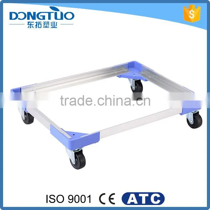 High quality anti-static Stainless steel container dolly, heavy duty dolly