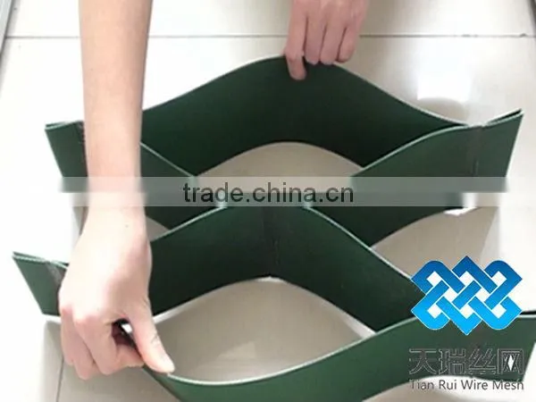High quality CE certified HDPE Geocell for roadbed, slope