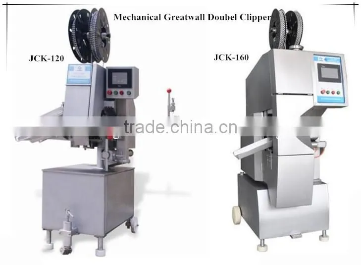 20-120mm Sausage Diameter Sausage Clipper Pneumatic