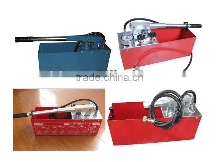 Strong plate 50 bar stainless hydraulic hand test pump RP-50-1