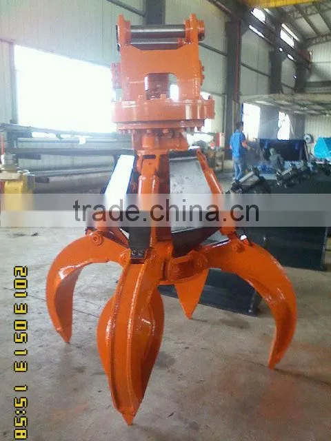 Hydraulic Orange Peel Grab For Excavator