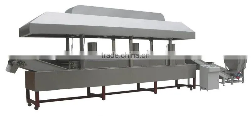 400-600kg/h Continuous frying line from Jinan Dayi food machinery