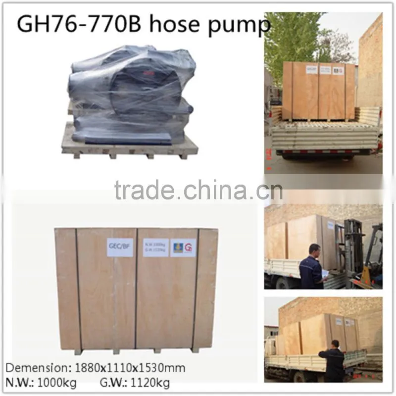 Concrete Hose Squeeze Peristaltic Pump for industry application