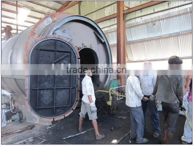New Generation Green Type Plastic Refining To Oil Machine Continuous Plastic Pyrolysis Unit