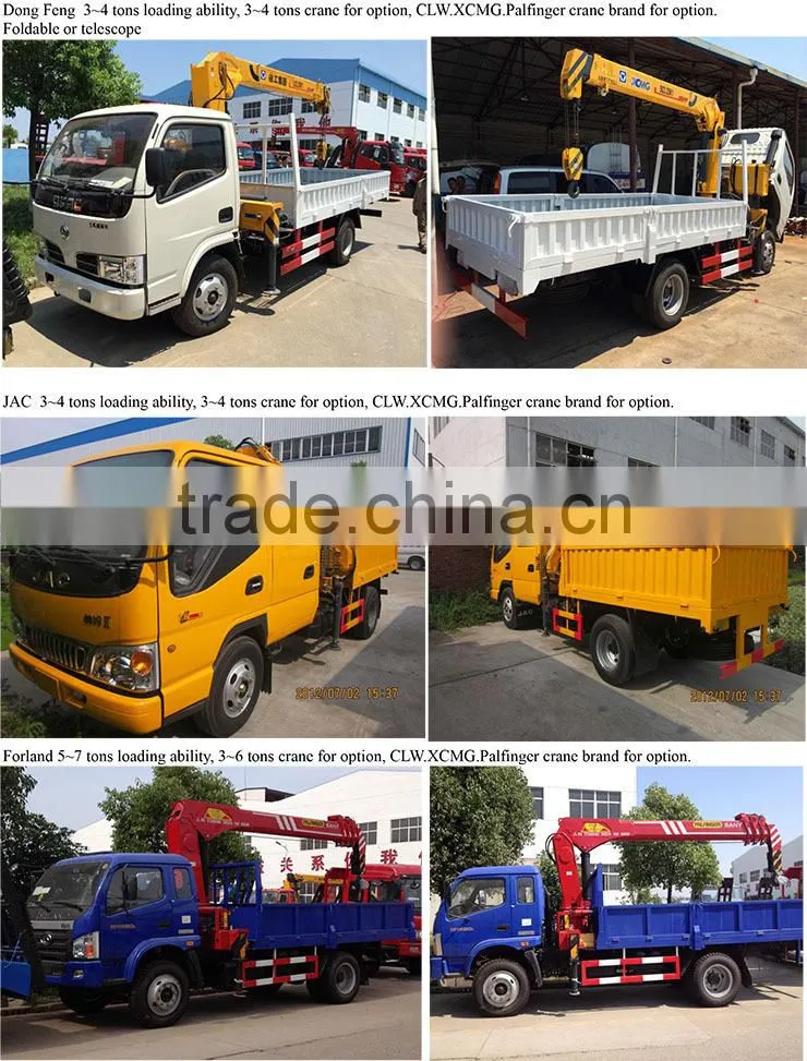 hydraulic truck crane/light cranes for trucks