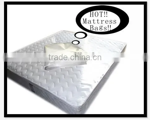 big size plastic pe packing bags with side guesst