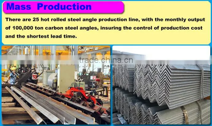 Hot Rolled Steel Angle With Standard ASTM A36 SS400 s235JR